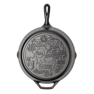 American Road Trip: 12 Inch Seasoned Cast Iron Skillet. Georgia
