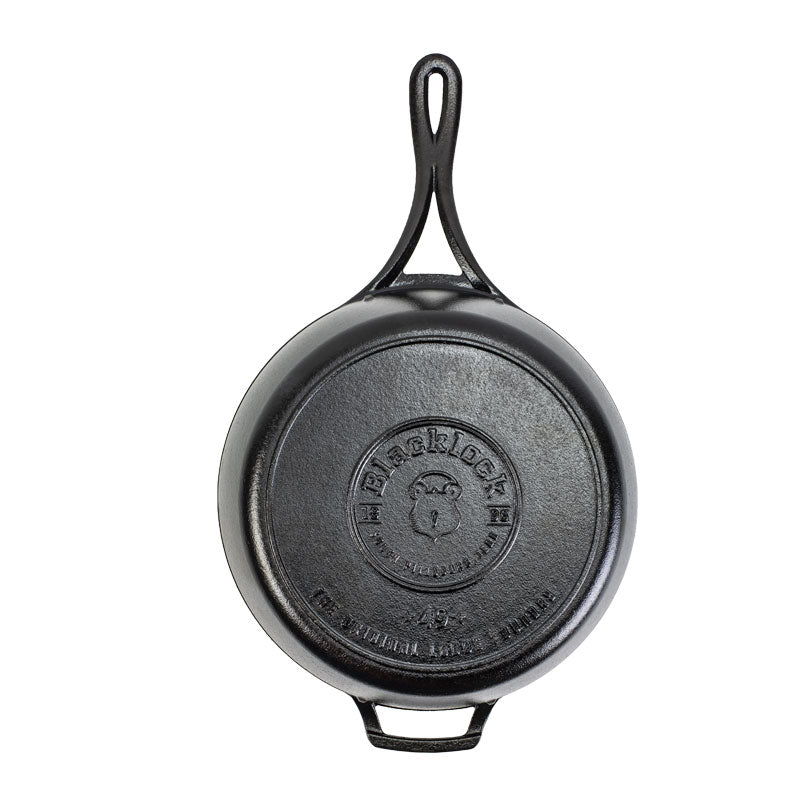 Blacklock 4 Quart Lightweight Cast Iron Deep Skillet With Lid - Image 2