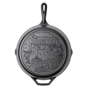 American Road Trip: 12 Inch Seasoned Cast Iron Skillet. Connecticut
