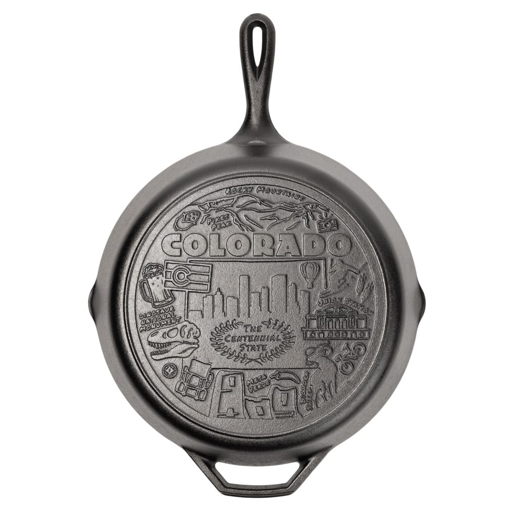 American Road Trip: 12 Inch Seasoned Cast Iron Skillet. Colorado