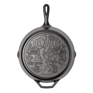 American Road Trip: 12 Inch Seasoned Cast Iron Skillet. Delaware
