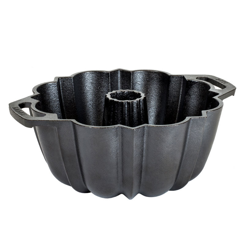 Seasoned Cast Iron Fluted Cake Pan - Image 7
