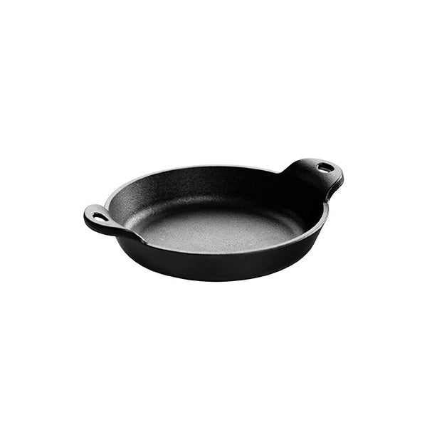 Heat-Treated 14 Ounce Round Cast Iron Mini Server - Image 7