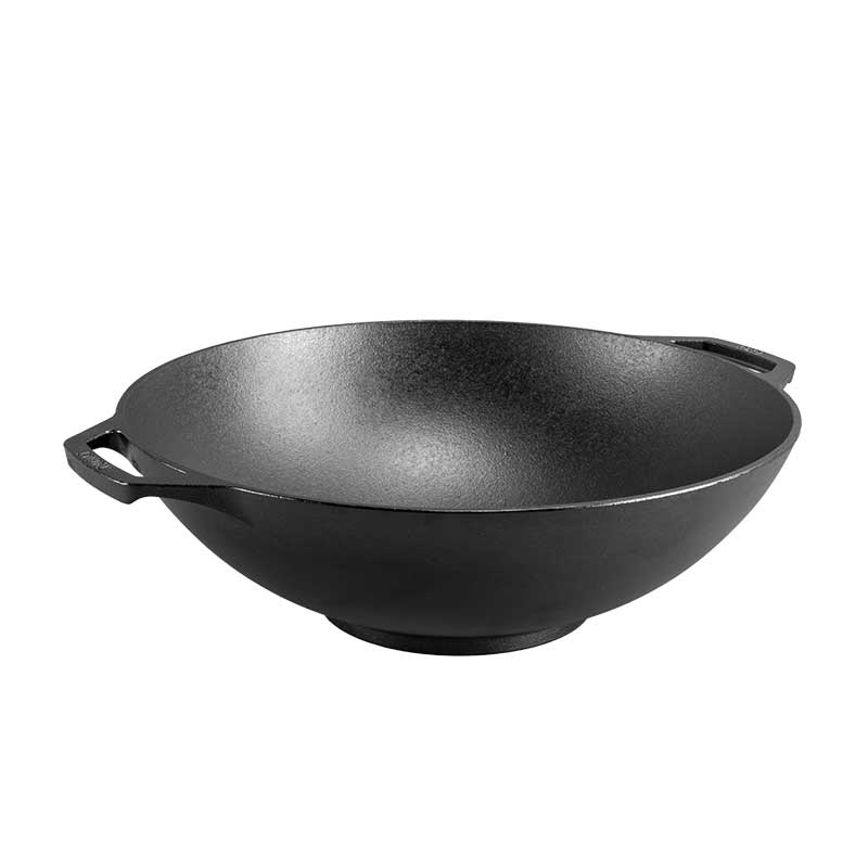 14 Inch Seasoned Cast Iron Wok - Image 8