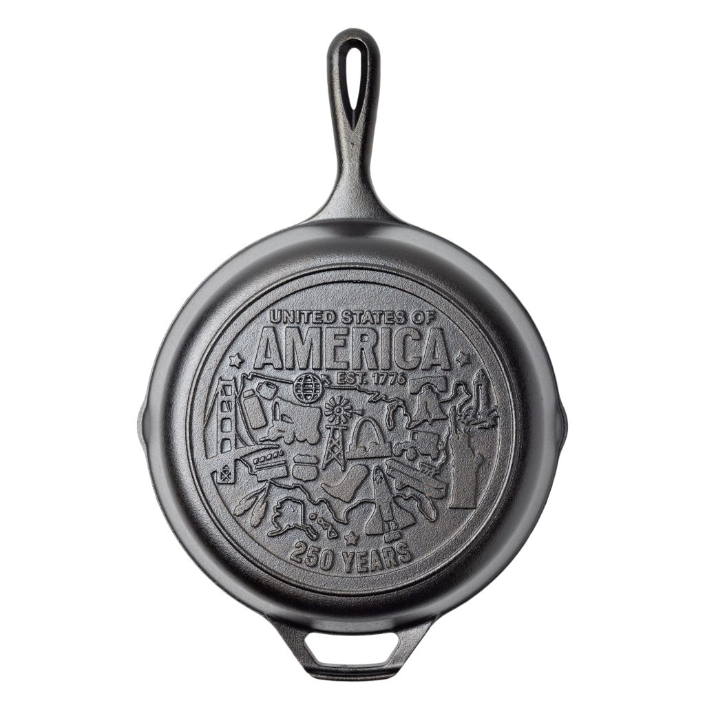 Lodge 10.25 Inch Seasoned Cast Iron Skillet. USA Icons