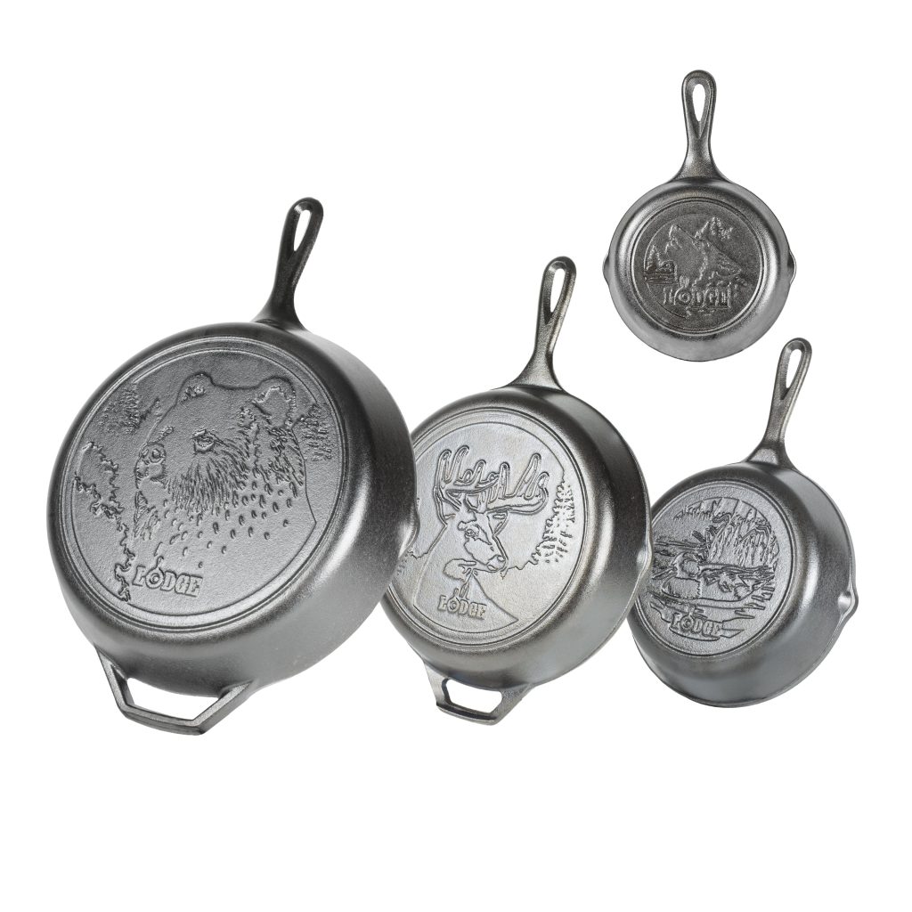 Wildlife Cast Iron Skillet Set
