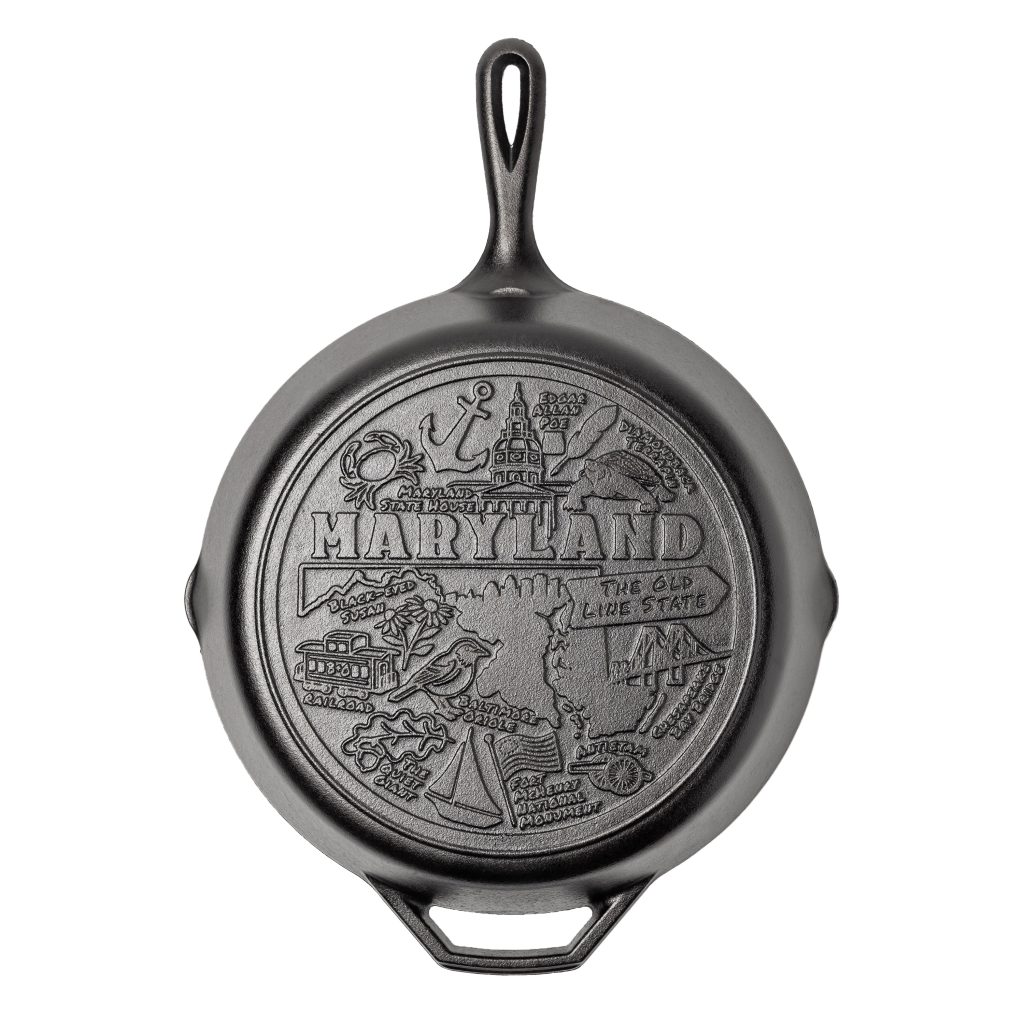 American Road Trip: 12 Inch Seasoned Cast Iron Skillet. Maryland