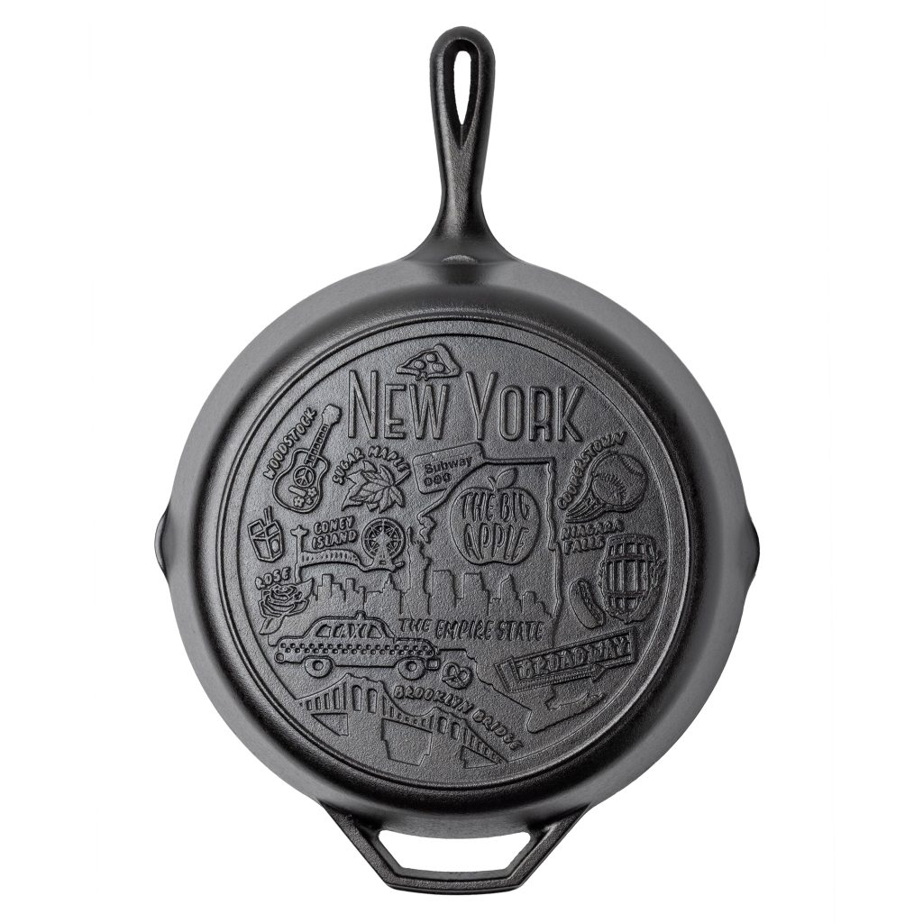 American Road Trip: 12 Inch Seasoned Cast Iron Skillet. New York