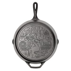 American Road Trip: 12 Inch Seasoned Cast Iron Skillet. New Jersey