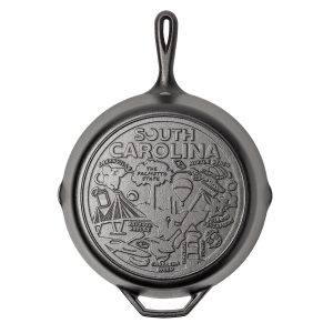 American Road Trip: 12 Inch Seasoned Cast Iron Skillet. South Carolina