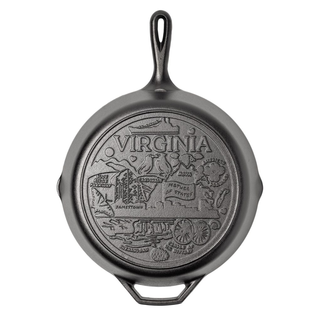 American Road Trip: 12 Inch Seasoned Cast Iron Skillet. Virginia