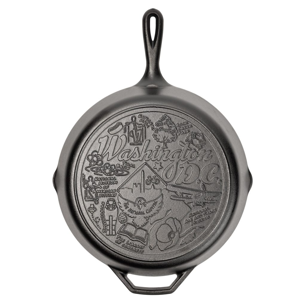 American Road Trip: 12 Inch Seasoned Cast Iron Skillet. Washington. D.C.