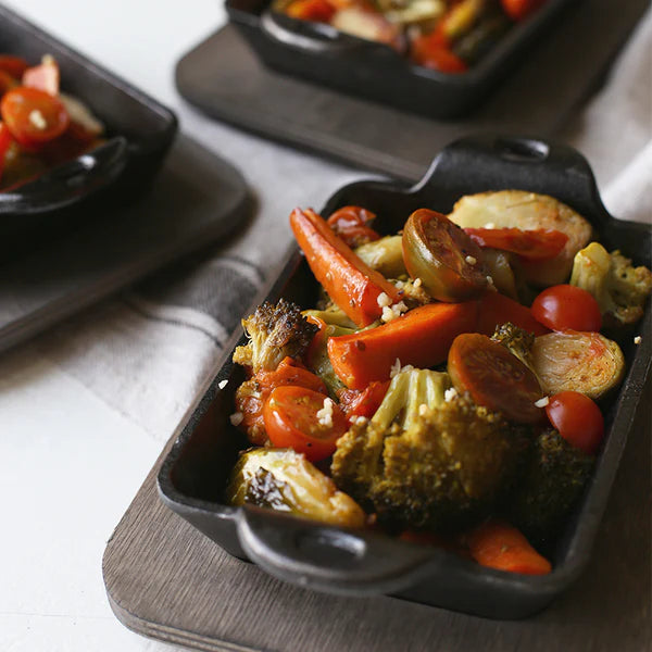 Heat-Treated Rectangular Cast Iron Mini Server - Image 4
